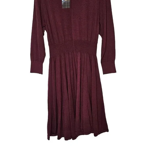 TORRID Outlander Burgundy Lace Waist Sweater Dress Plus size 2X NWT - Picture 11 of 14